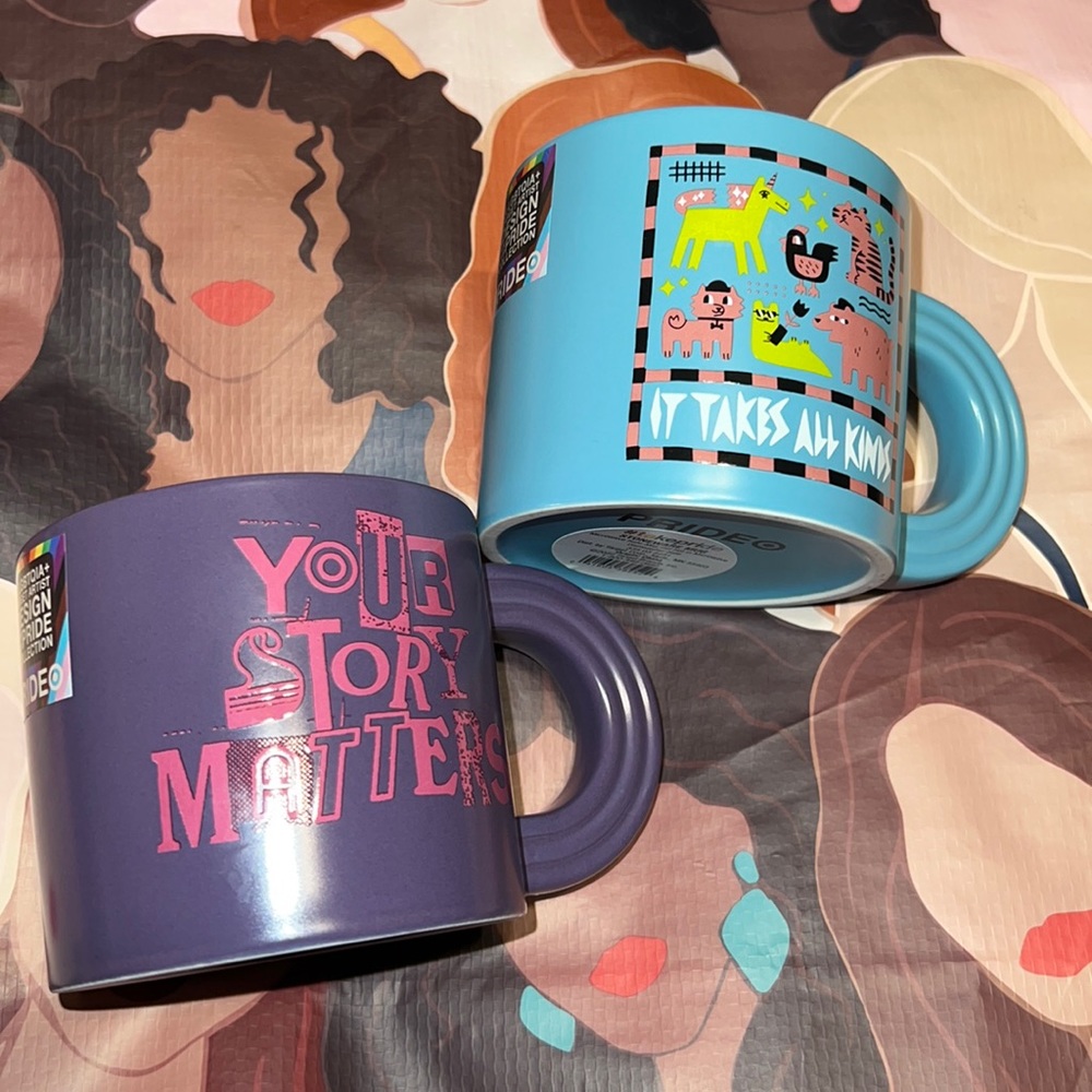 COPY - New Two 15oz Stoneware Mug - Your Story Matters & It Takes All Kinds- Pr…